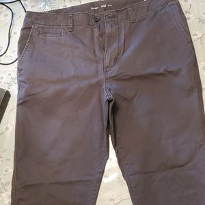 Old Navy Broken-In Straight Khakis. Gray 36x32.